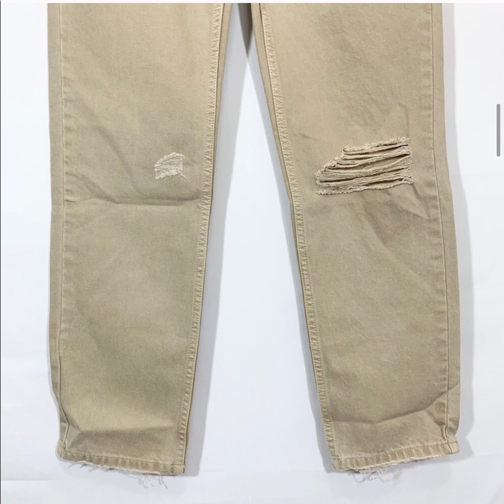 NWOT Free People Dakota Straight Leg Jean in Cafe - Picture 9 of 9